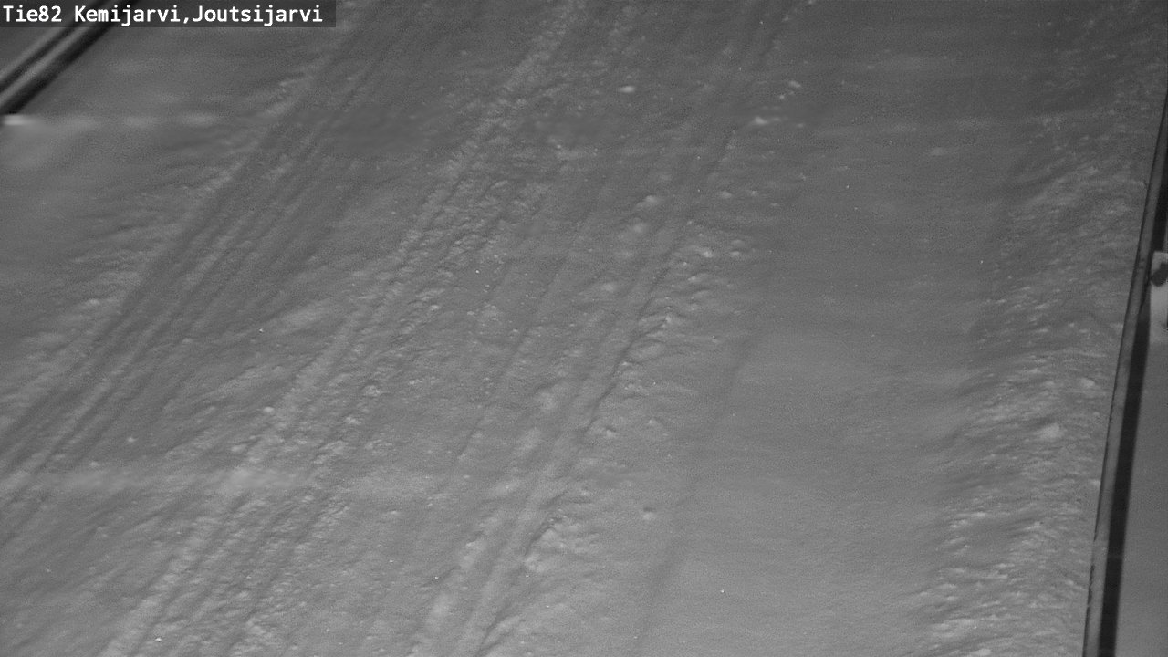 Weather Camera Image Road 82 Kemijärvi, Joutsijärvi, Kemijärvi, Lappi