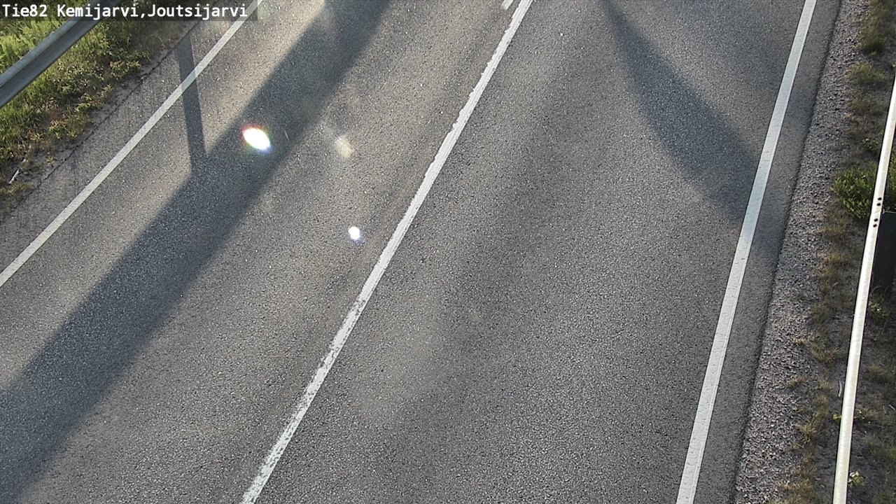 Weather Camera Image Road 82 Kemijärvi, Joutsijärvi, Kemijärvi, Lappi