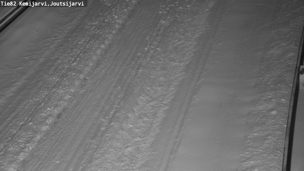 Weather Camera Image Road 82 Kemijärvi, Joutsijärvi, Kemijärvi, Lappi