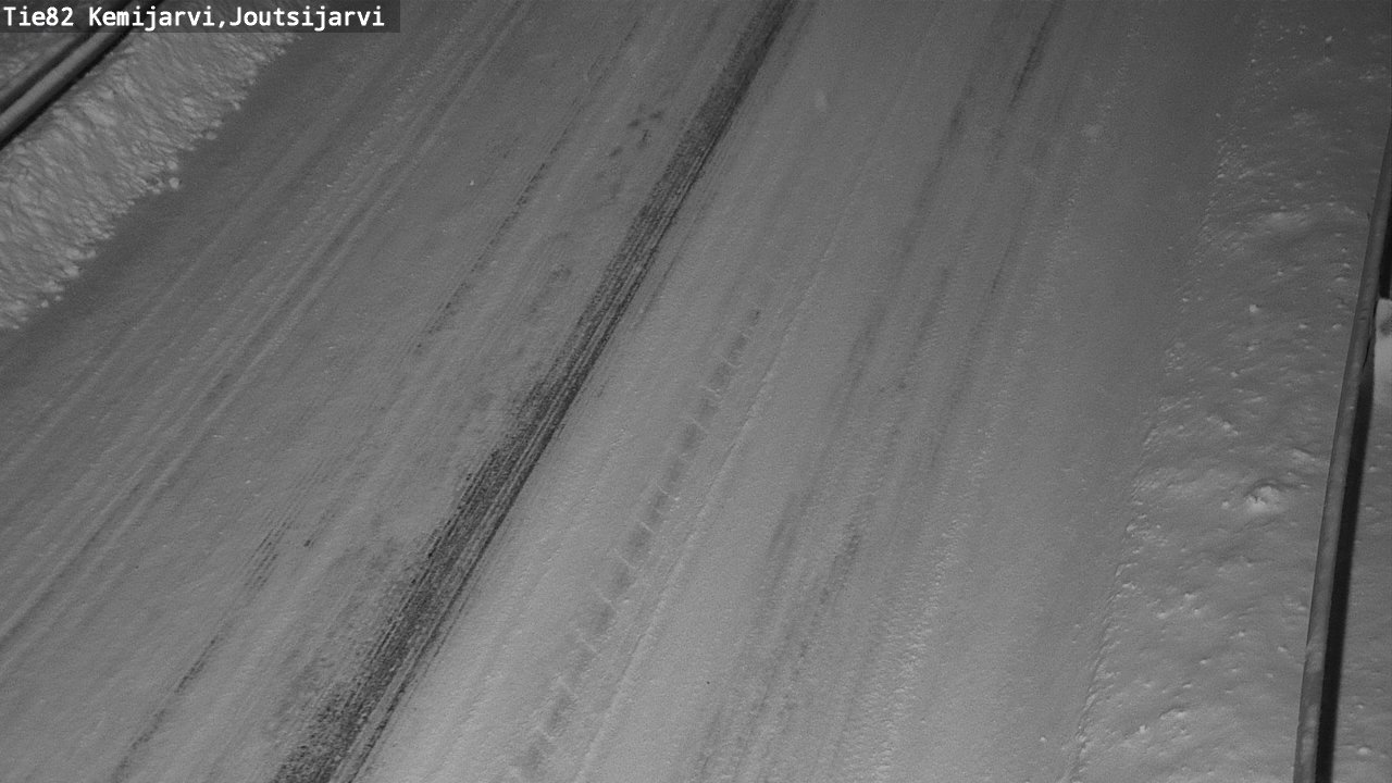 Weather Camera Image Road 82 Kemijärvi, Joutsijärvi, Kemijärvi, Lappi