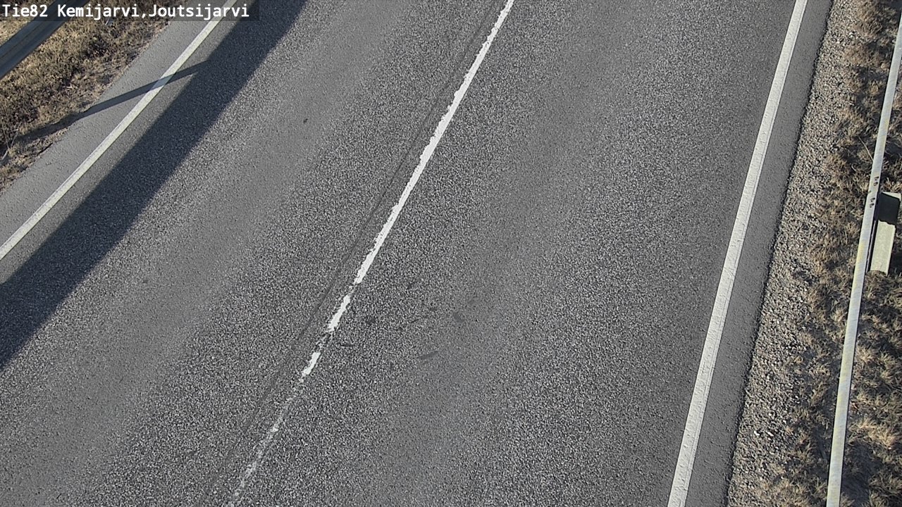 Weather Camera Image Väg 82 Kemijärvi, Joutsijärvi, Kemijärvi, Lappi