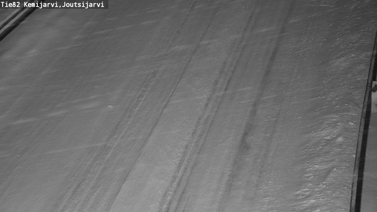 Weather Camera Image Road 82 Kemijärvi, Joutsijärvi, Kemijärvi, Lappi