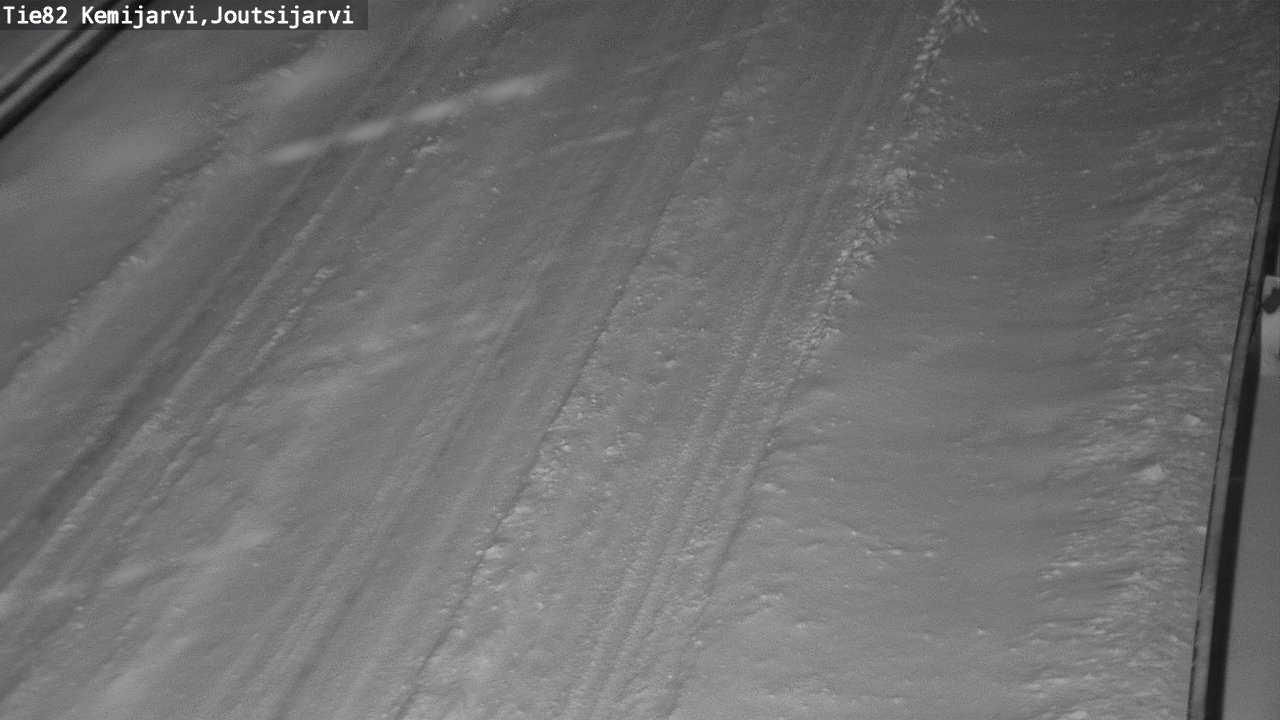 Weather Camera Image Road 82 Kemijärvi, Joutsijärvi, Kemijärvi, Lappi