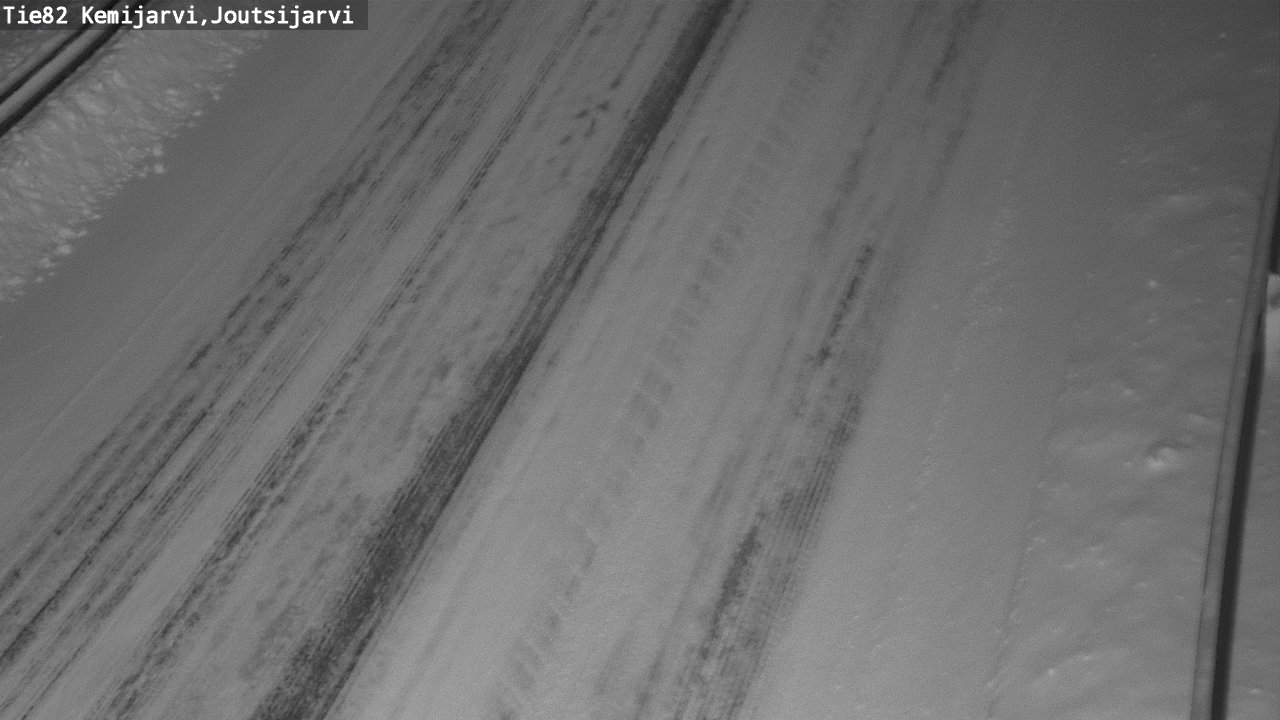 Weather Camera Image Road 82 Kemijärvi, Joutsijärvi, Kemijärvi, Lappi