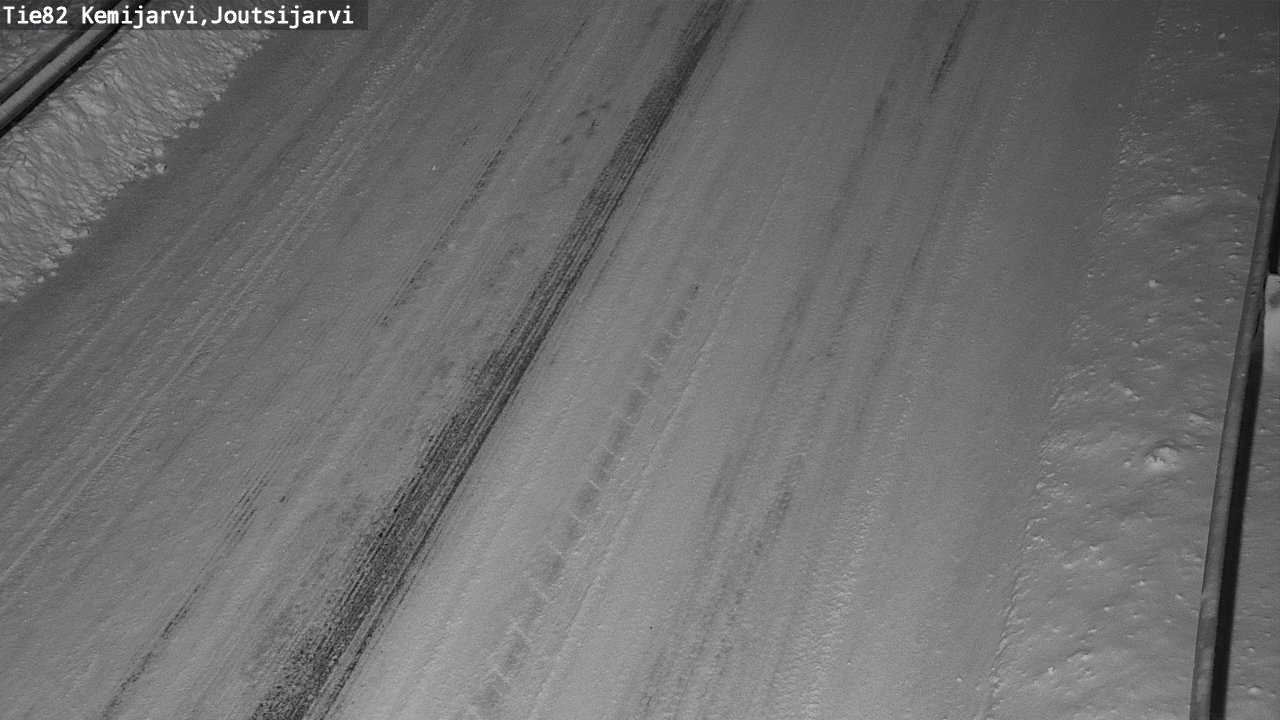 Weather Camera Image Road 82 Kemijärvi, Joutsijärvi, Kemijärvi, Lappi