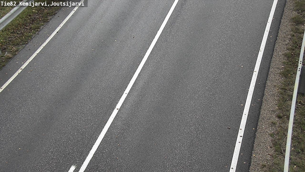 Weather Camera Image Road 82 Kemijärvi, Joutsijärvi, Kemijärvi, Lappi