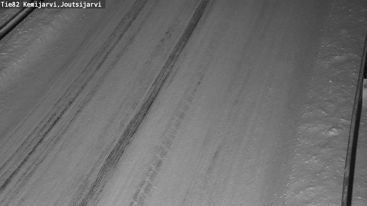 Weather Camera Image Road 82 Kemijärvi, Joutsijärvi, Kemijärvi, Lappi