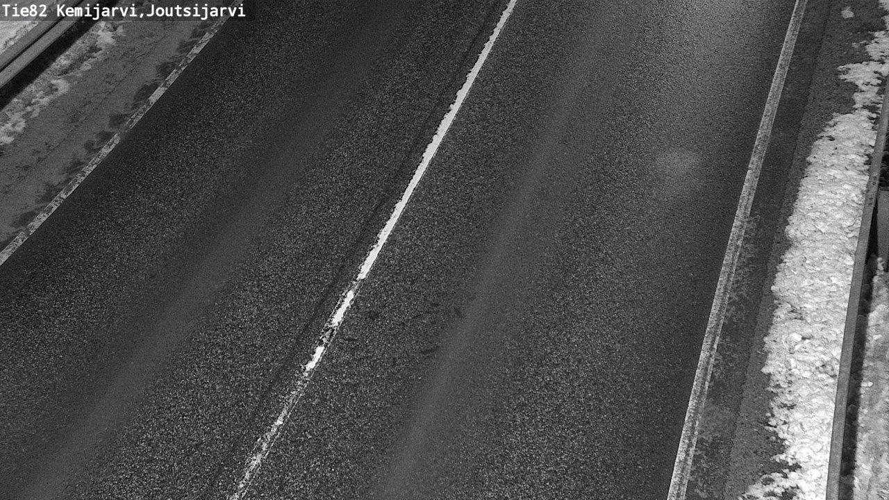 Weather Camera Image Road 82 Kemijärvi, Joutsijärvi, Kemijärvi, Lappi