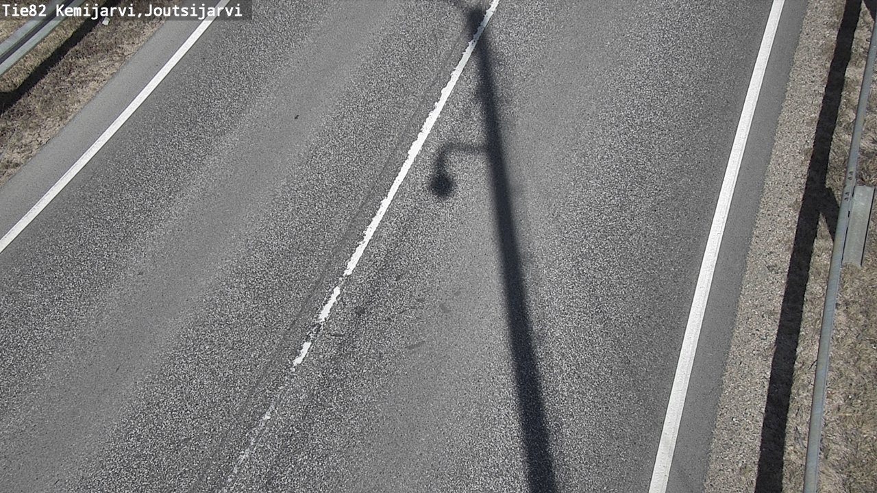Weather Camera Image Väg 82 Kemijärvi, Joutsijärvi, Kemijärvi, Lappi