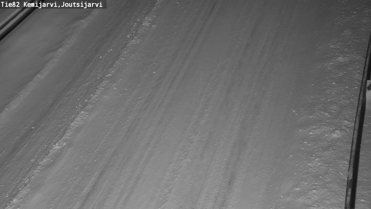 Weather Camera Image Road 82 Kemijärvi, Joutsijärvi, Kemijärvi, Lappi