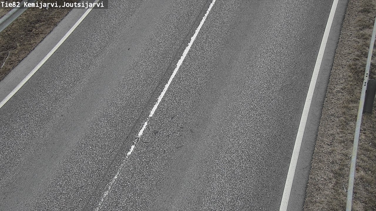 Weather Camera Image Väg 82 Kemijärvi, Joutsijärvi, Kemijärvi, Lappi