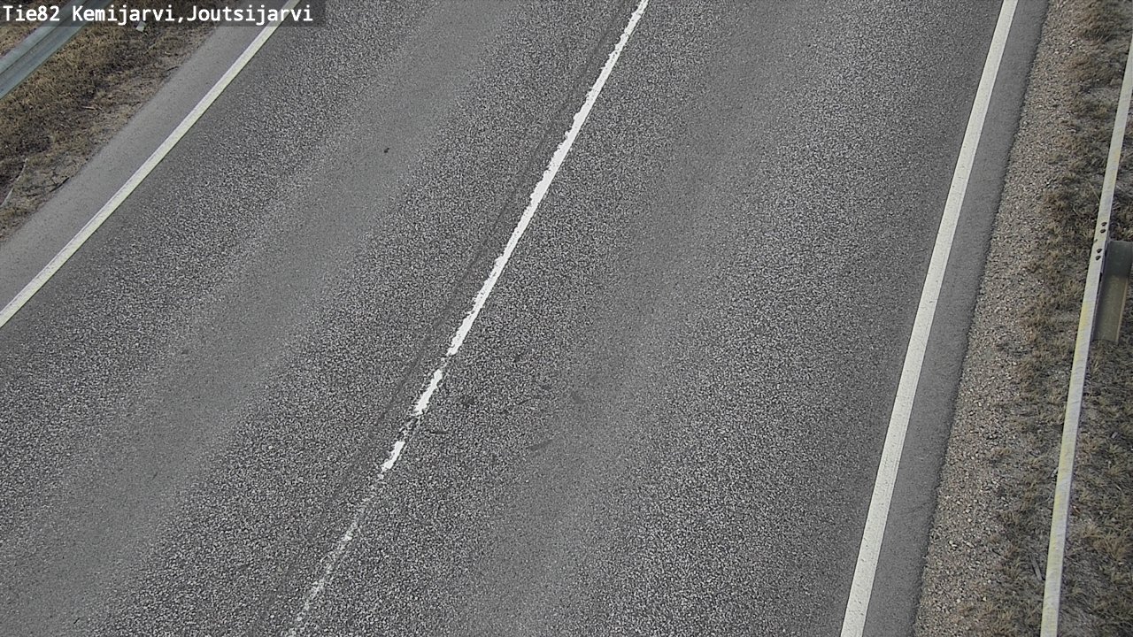 Weather Camera Image Väg 82 Kemijärvi, Joutsijärvi, Kemijärvi, Lappi