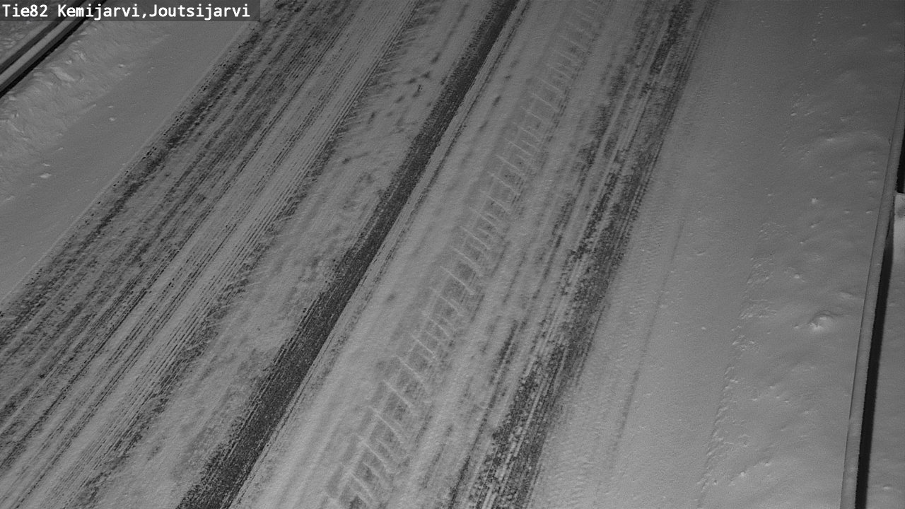 Weather Camera Image Väg 82 Kemijärvi, Joutsijärvi, Kemijärvi, Lappi