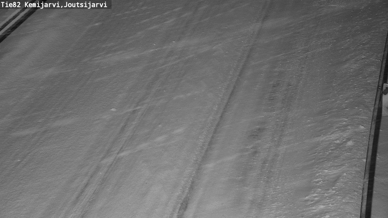 Weather Camera Image Road 82 Kemijärvi, Joutsijärvi, Kemijärvi, Lappi