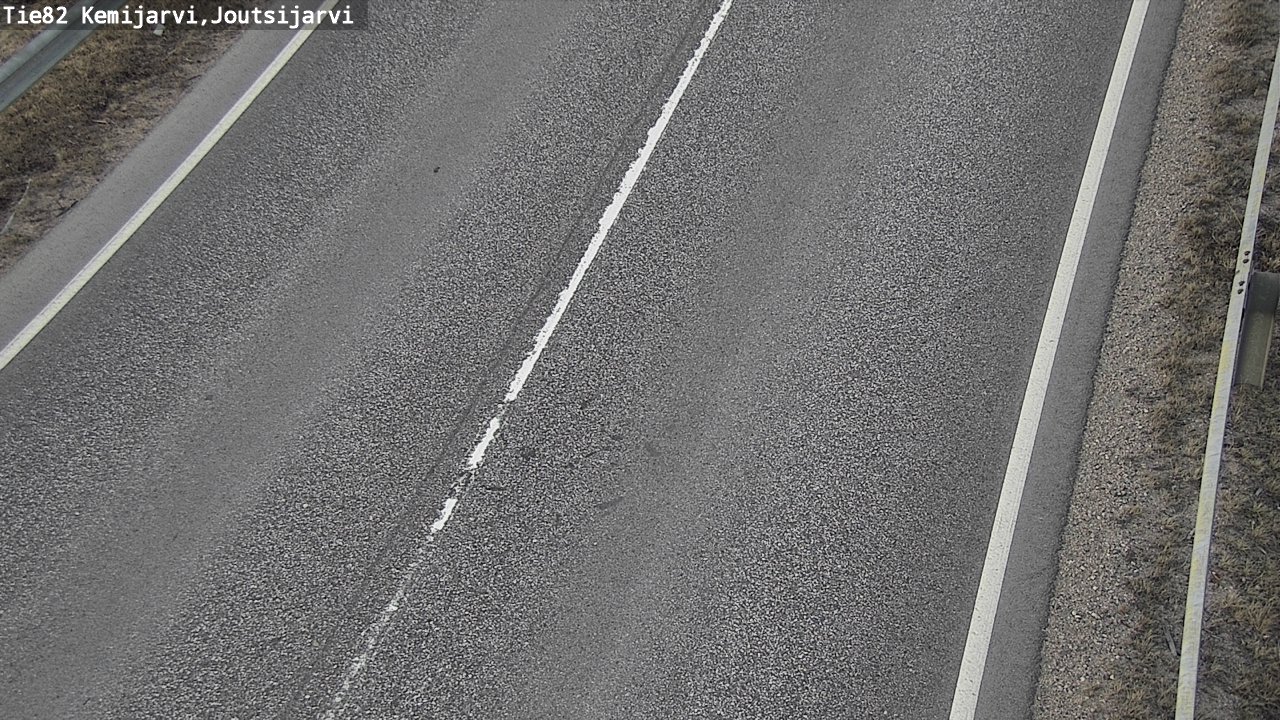 Weather Camera Image Road 82 Kemijärvi, Joutsijärvi, Kemijärvi, Lappi