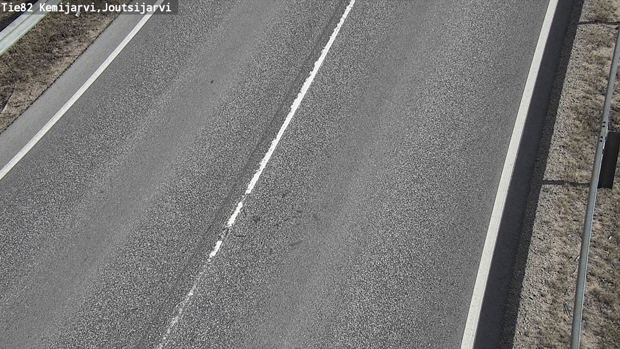 Weather Camera Image Väg 82 Kemijärvi, Joutsijärvi, Kemijärvi, Lappi
