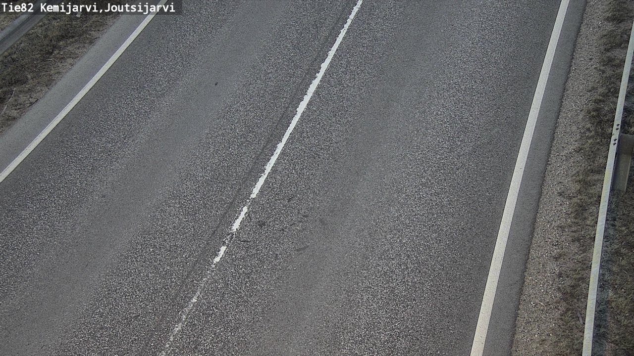 Weather Camera Image Road 82 Kemijärvi, Joutsijärvi, Kemijärvi, Lappi