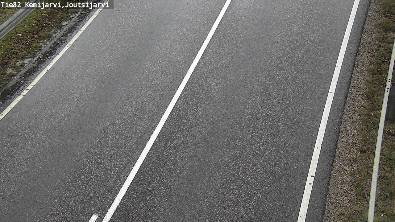 Weather Camera Image Road 82 Kemijärvi, Joutsijärvi, Kemijärvi, Lappi