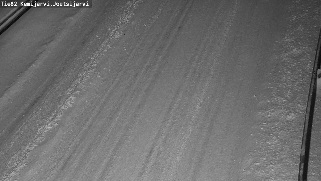 Weather Camera Image Road 82 Kemijärvi, Joutsijärvi, Kemijärvi, Lappi