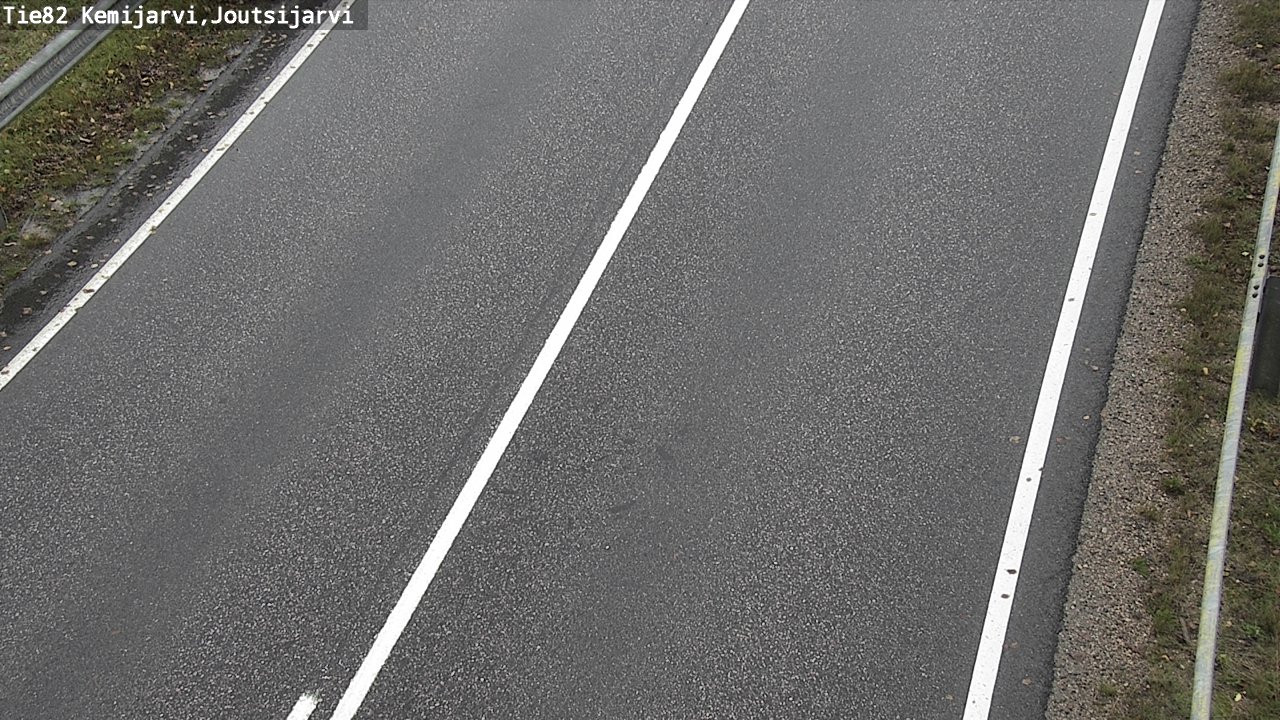Weather Camera Image Road 82 Kemijärvi, Joutsijärvi, Kemijärvi, Lappi