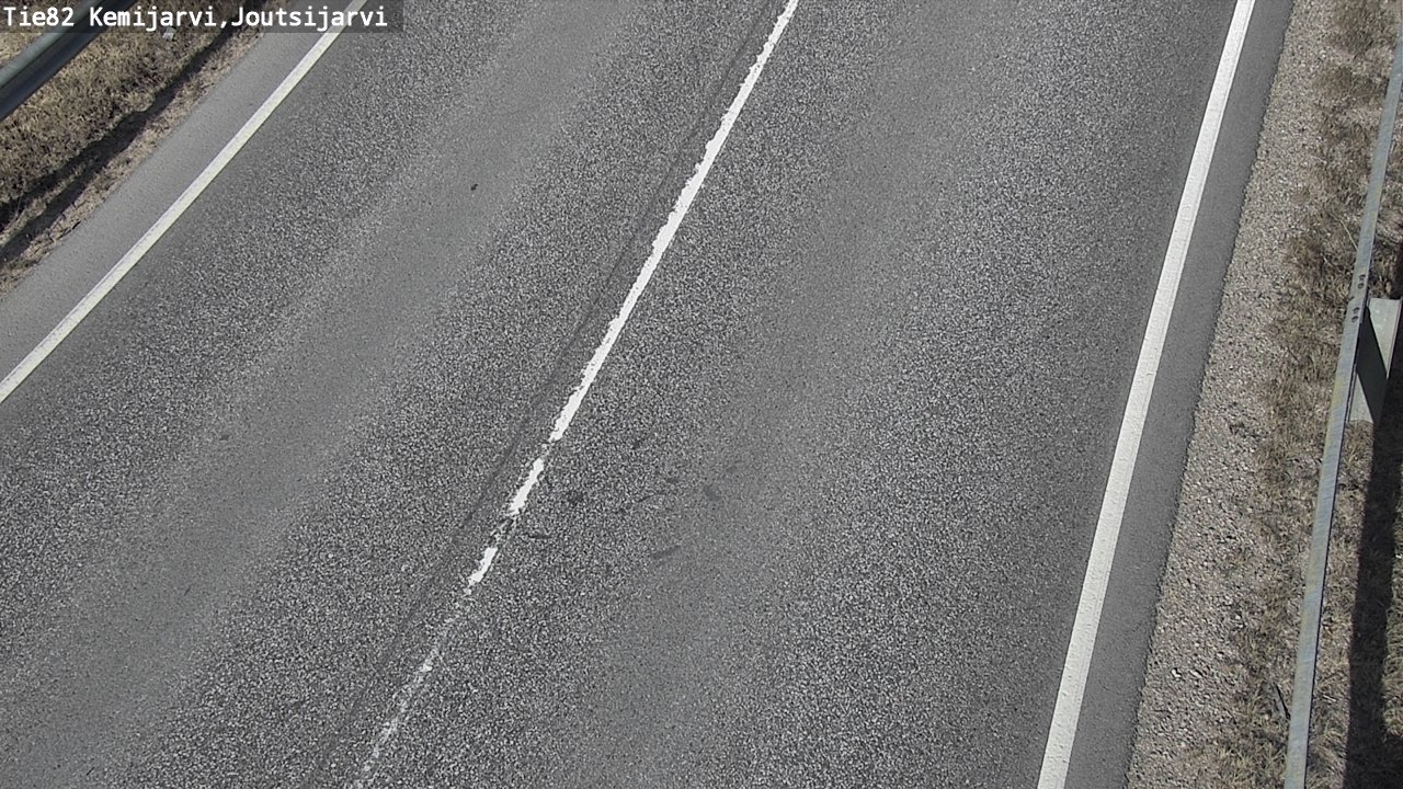 Weather Camera Image Väg 82 Kemijärvi, Joutsijärvi, Kemijärvi, Lappi