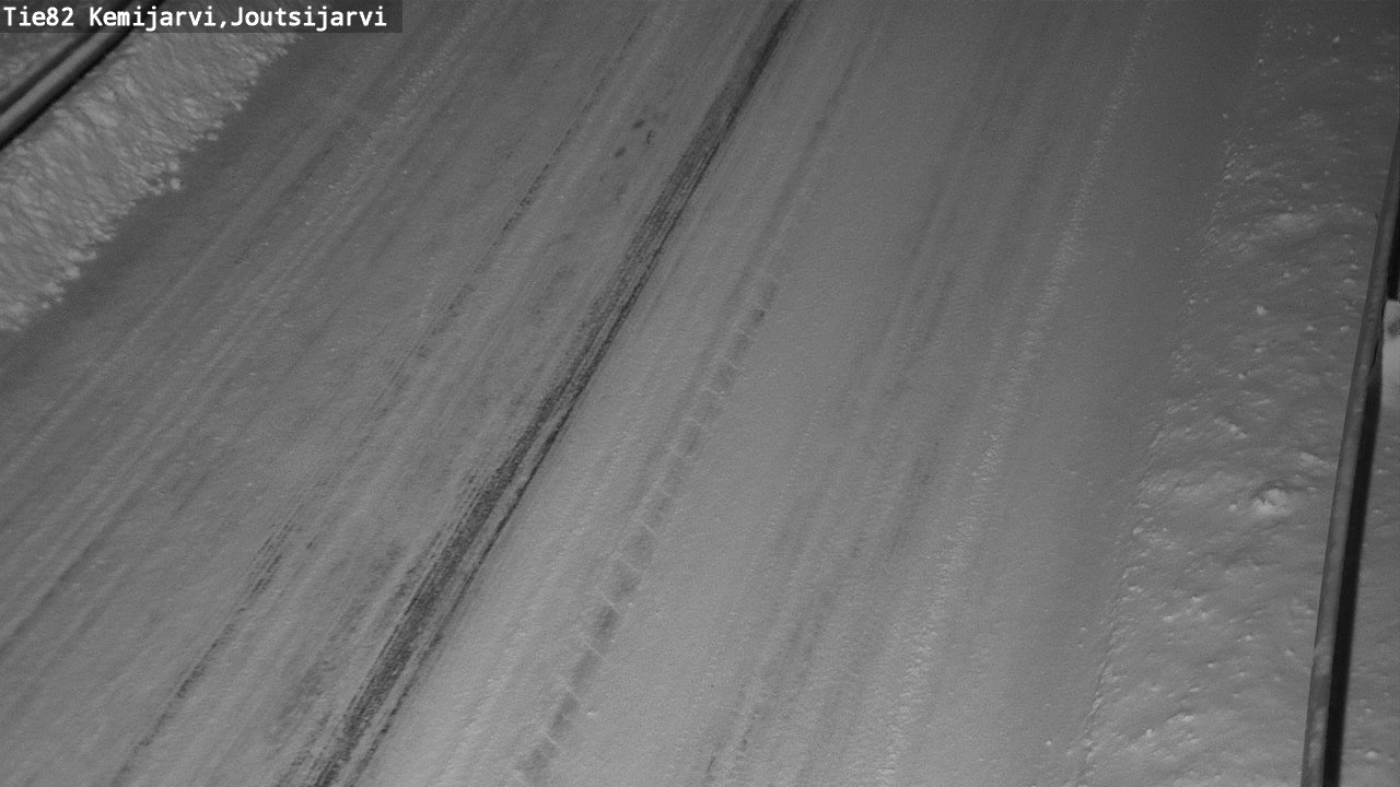 Weather Camera Image Road 82 Kemijärvi, Joutsijärvi, Kemijärvi, Lappi