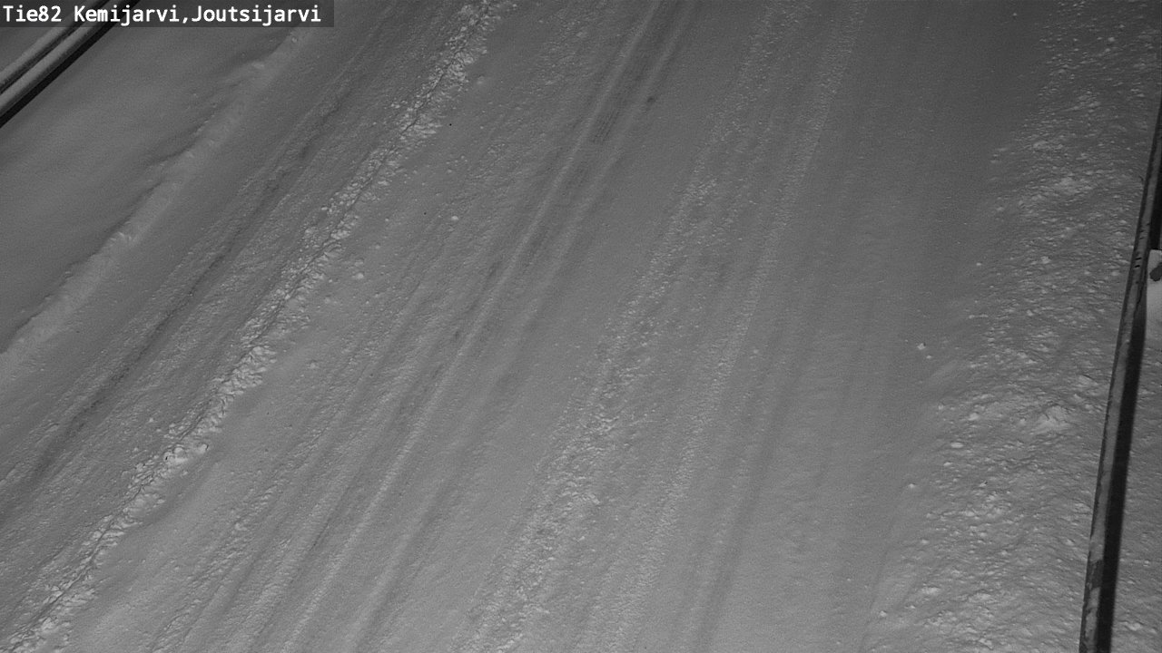 Weather Camera Image Road 82 Kemijärvi, Joutsijärvi, Kemijärvi, Lappi