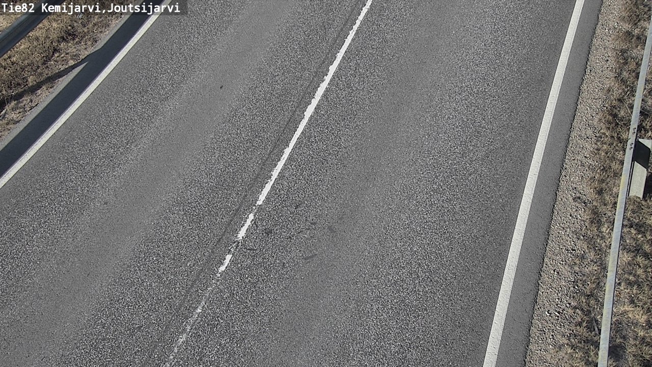 Weather Camera Image Väg 82 Kemijärvi, Joutsijärvi, Kemijärvi, Lappi
