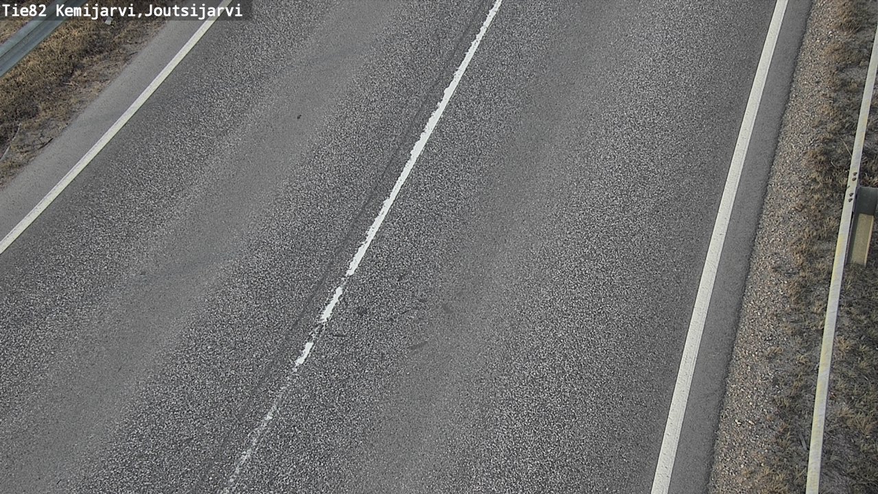 Weather Camera Image Väg 82 Kemijärvi, Joutsijärvi, Kemijärvi, Lappi