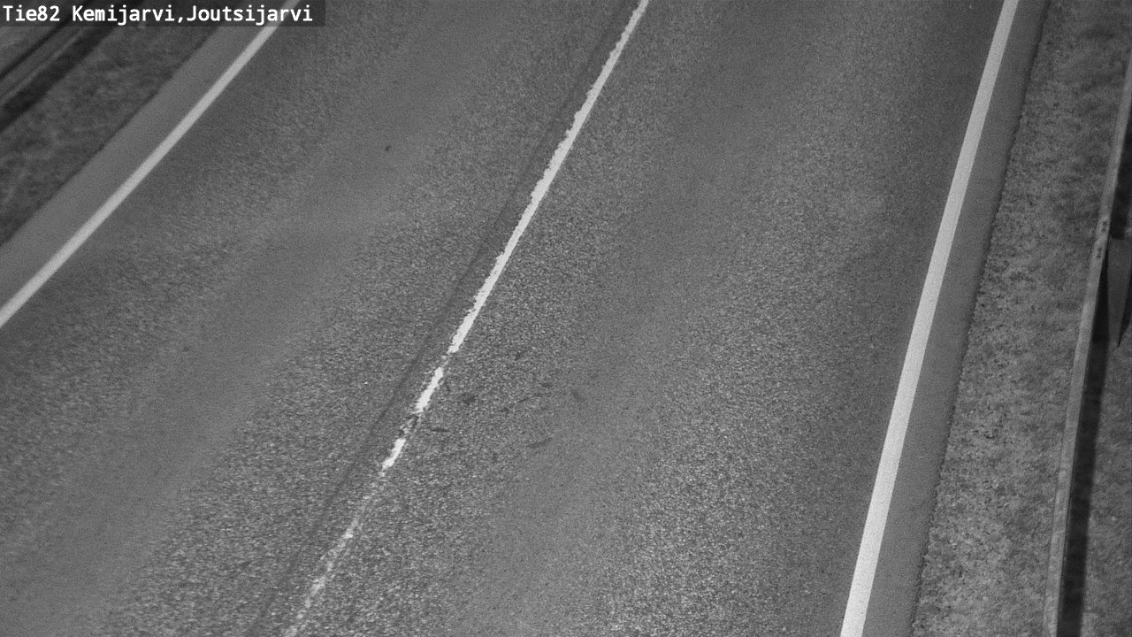 Weather Camera Image Väg 82 Kemijärvi, Joutsijärvi, Kemijärvi, Lappi