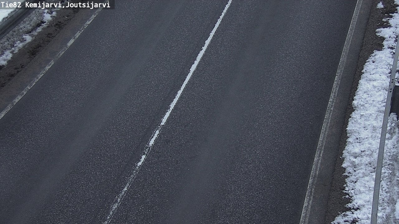 Weather Camera Image Väg 82 Kemijärvi, Joutsijärvi, Kemijärvi, Lappi