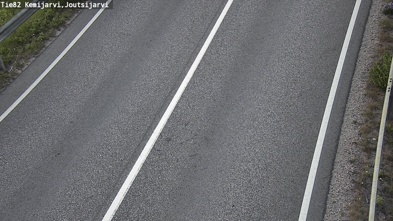 Weather Camera Image Road 82 Kemijärvi, Joutsijärvi, Kemijärvi, Lappi