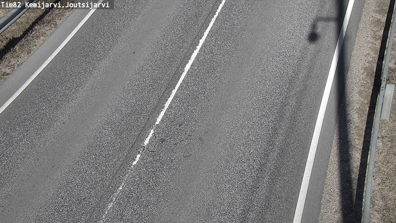 Weather Camera Image Väg 82 Kemijärvi, Joutsijärvi, Kemijärvi, Lappi