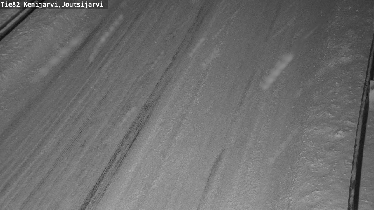 Weather Camera Image Road 82 Kemijärvi, Joutsijärvi, Kemijärvi, Lappi