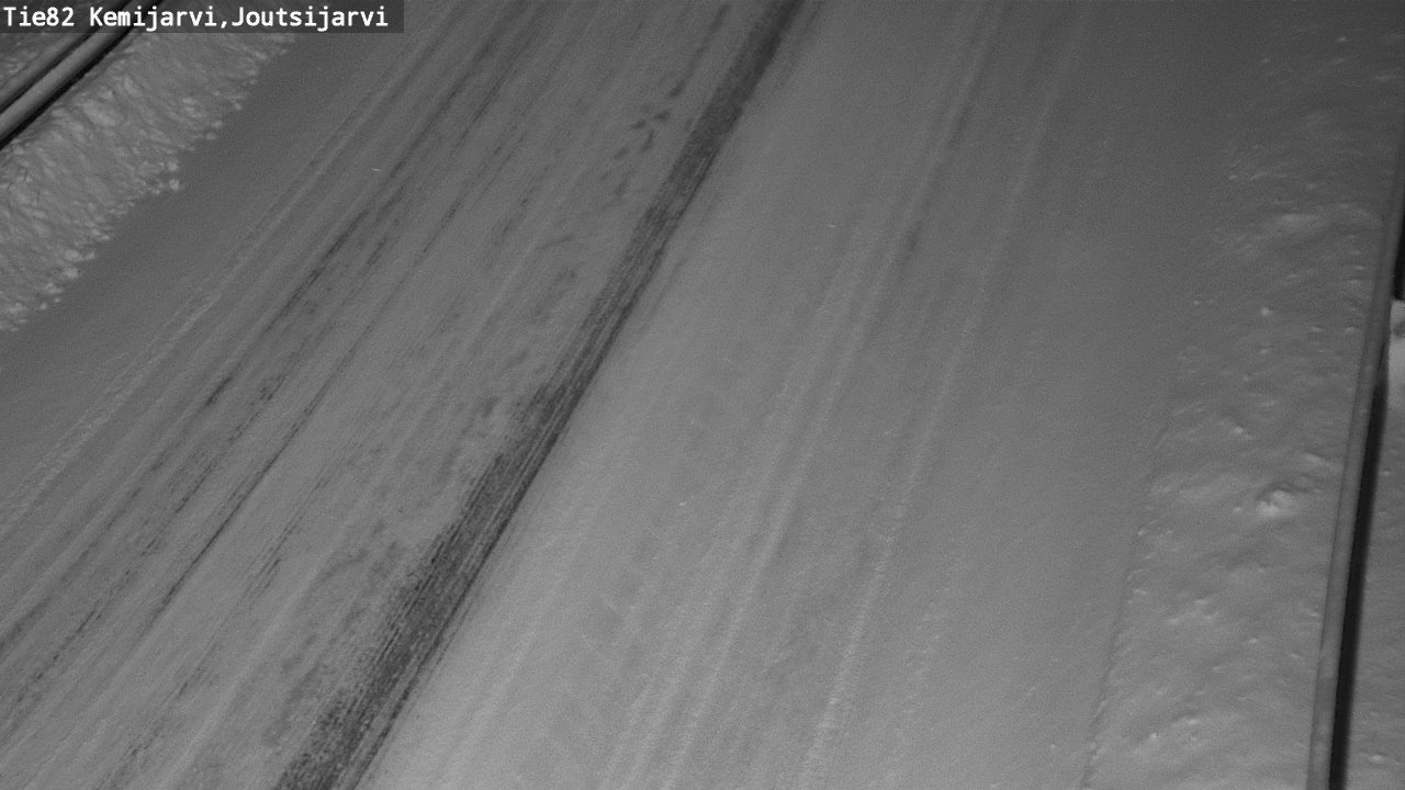 Weather Camera Image Road 82 Kemijärvi, Joutsijärvi, Kemijärvi, Lappi