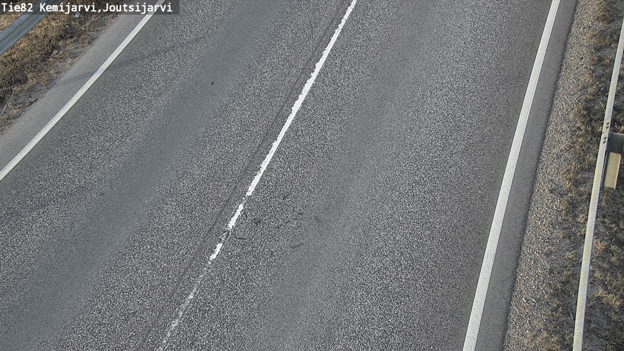 Weather Camera Image Väg 82 Kemijärvi, Joutsijärvi, Kemijärvi, Lappi
