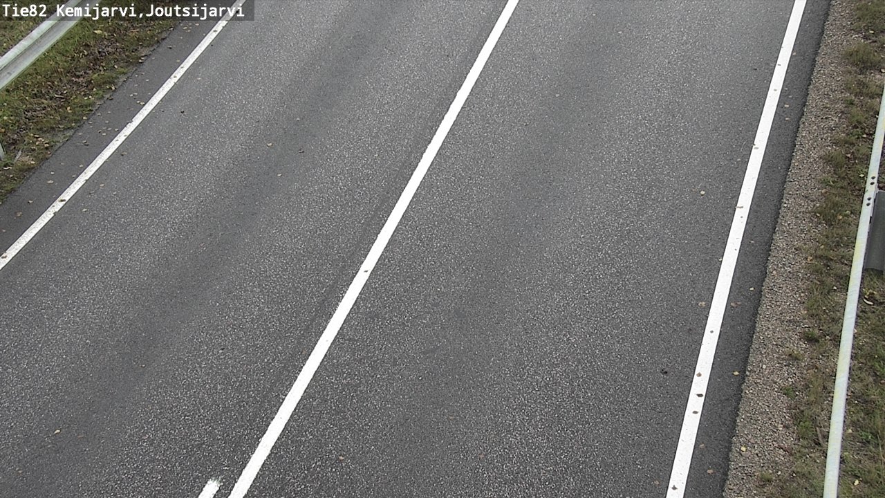 Weather Camera Image Road 82 Kemijärvi, Joutsijärvi, Kemijärvi, Lappi