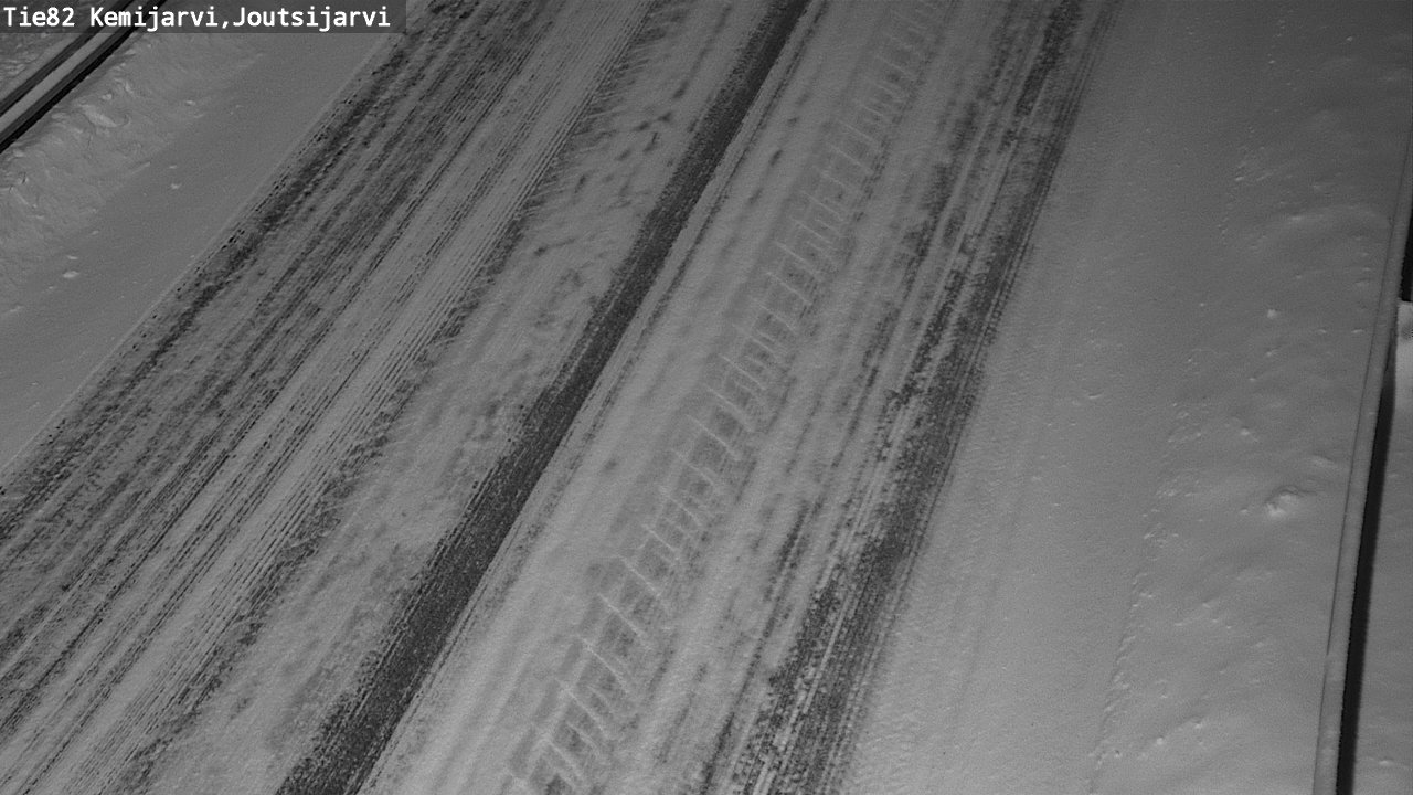 Weather Camera Image Väg 82 Kemijärvi, Joutsijärvi, Kemijärvi, Lappi