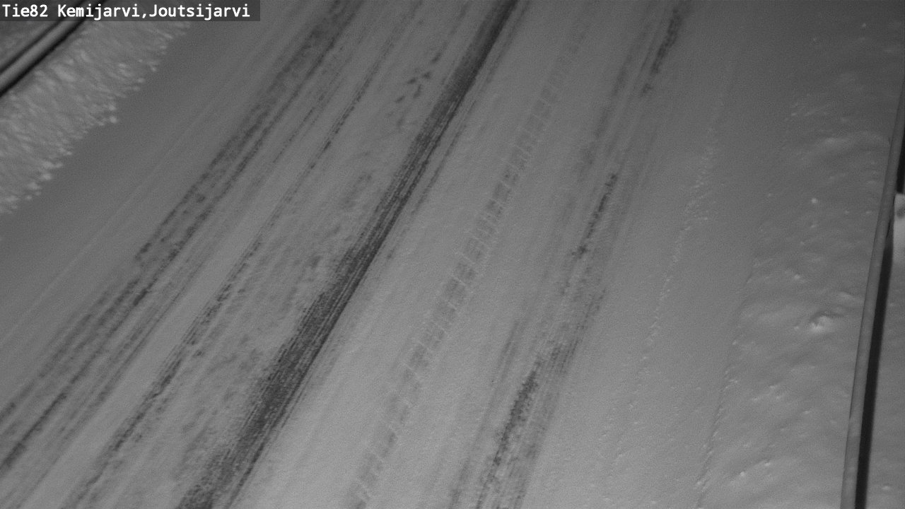 Weather Camera Image Road 82 Kemijärvi, Joutsijärvi, Kemijärvi, Lappi
