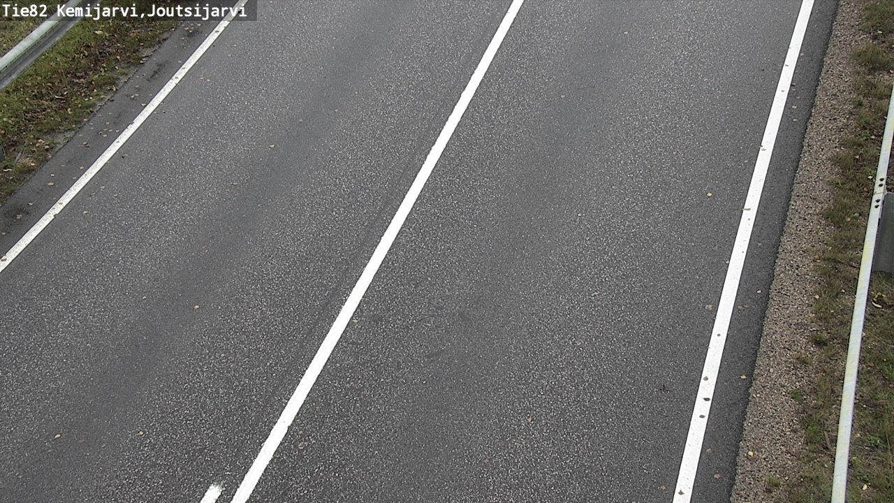 Weather Camera Image Road 82 Kemijärvi, Joutsijärvi, Kemijärvi, Lappi