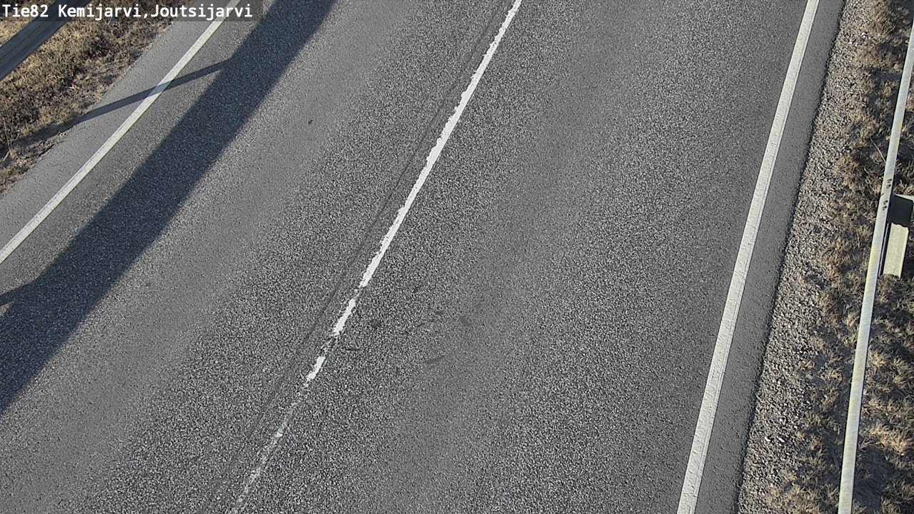 Weather Camera Image Väg 82 Kemijärvi, Joutsijärvi, Kemijärvi, Lappi