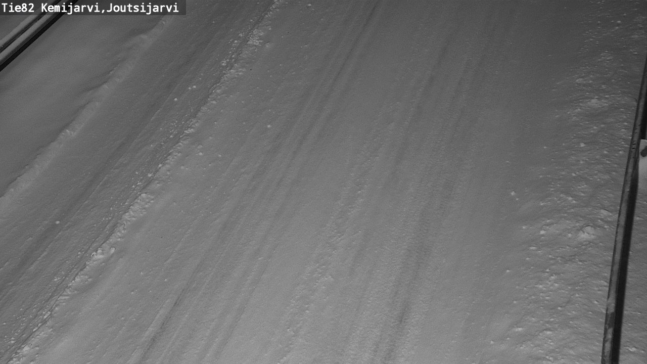 Weather Camera Image Road 82 Kemijärvi, Joutsijärvi, Kemijärvi, Lappi