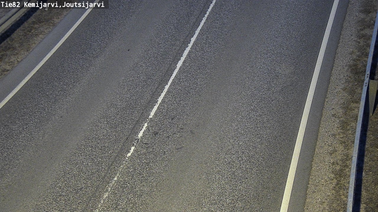 Weather Camera Image Road 82 Kemijärvi, Joutsijärvi, Kemijärvi, Lappi