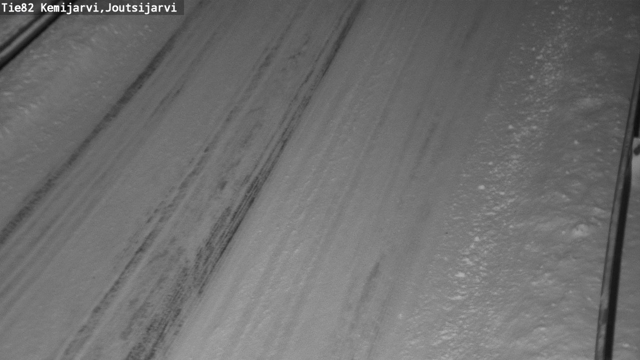 Weather Camera Image Road 82 Kemijärvi, Joutsijärvi, Kemijärvi, Lappi