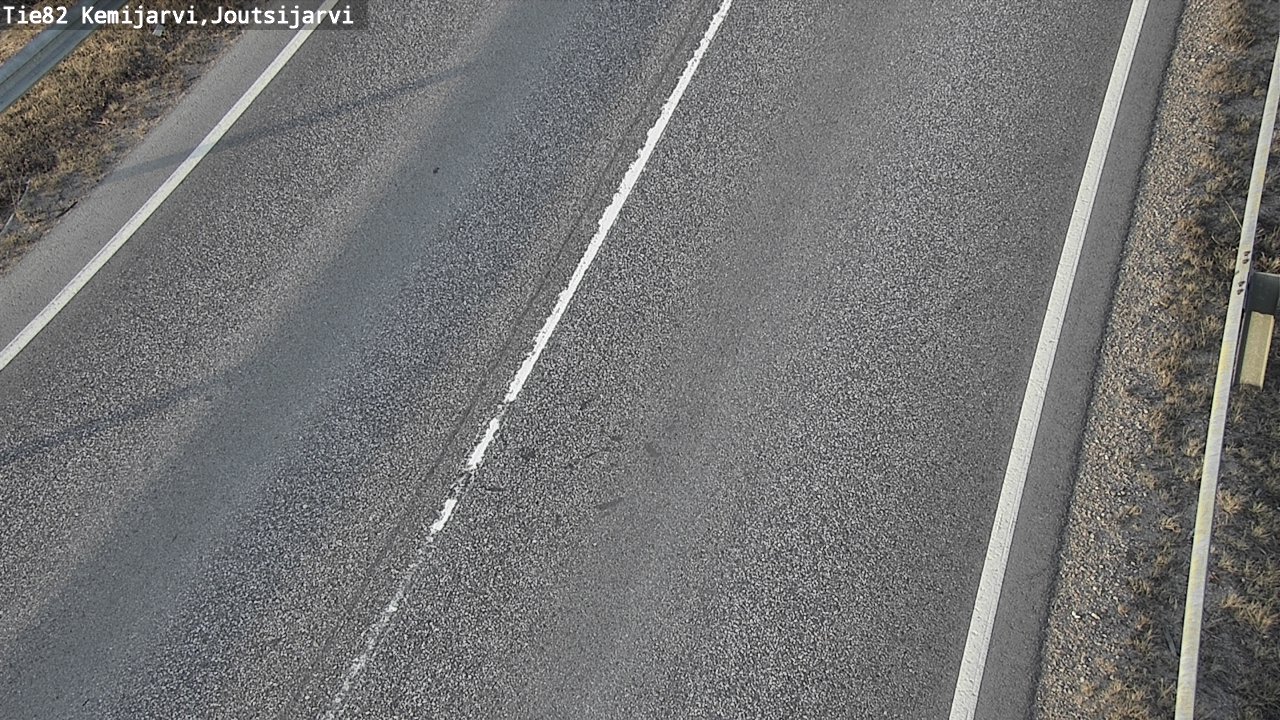 Weather Camera Image Väg 82 Kemijärvi, Joutsijärvi, Kemijärvi, Lappi