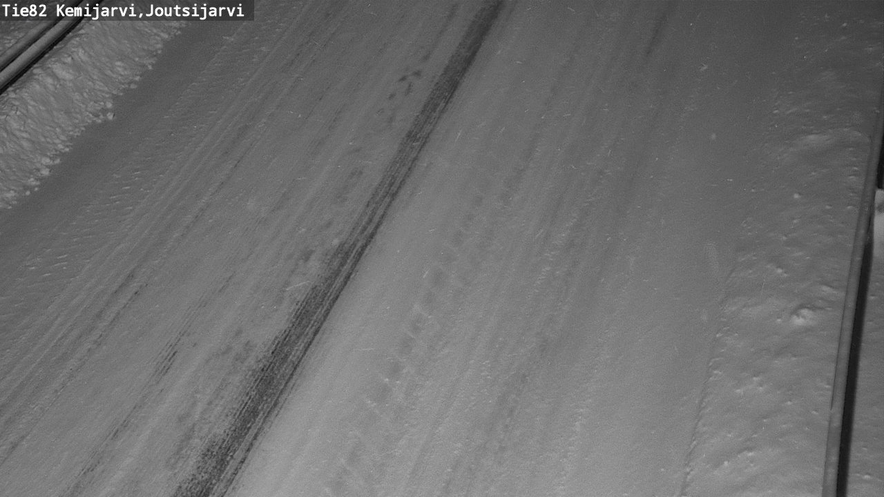 Weather Camera Image Road 82 Kemijärvi, Joutsijärvi, Kemijärvi, Lappi