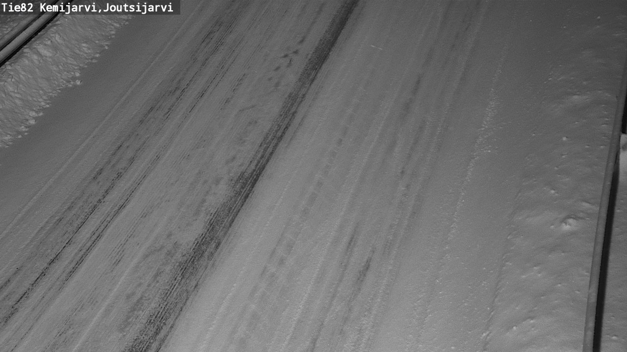 Weather Camera Image Road 82 Kemijärvi, Joutsijärvi, Kemijärvi, Lappi
