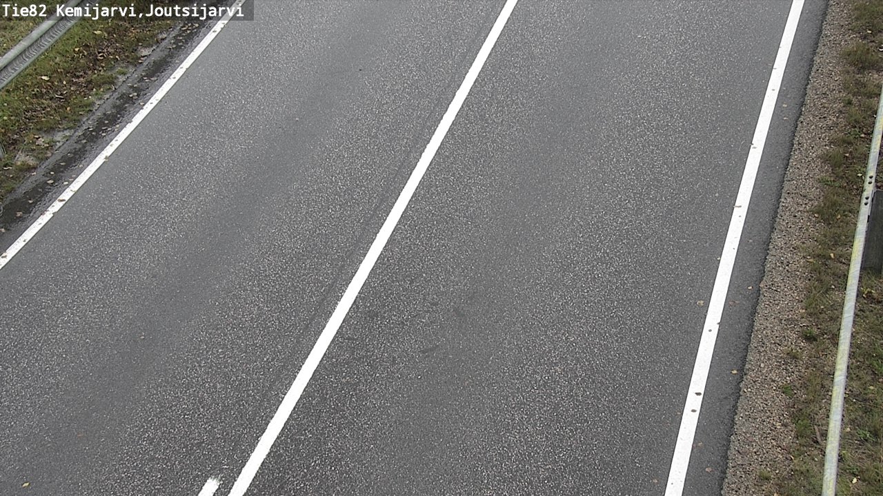 Weather Camera Image Road 82 Kemijärvi, Joutsijärvi, Kemijärvi, Lappi