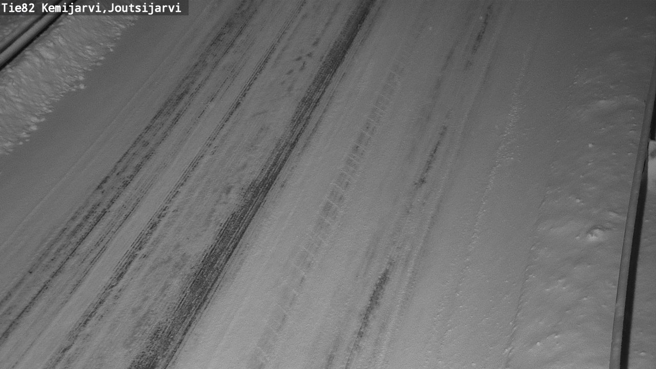 Weather Camera Image Road 82 Kemijärvi, Joutsijärvi, Kemijärvi, Lappi