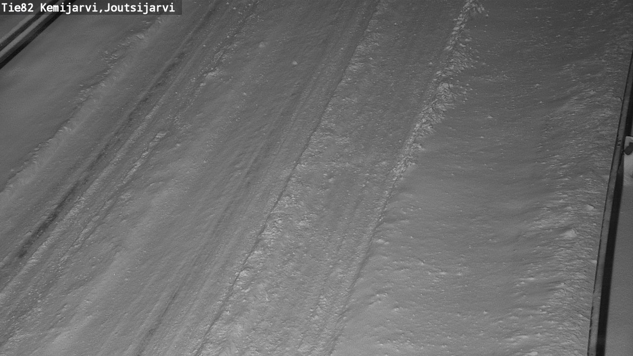 Weather Camera Image Road 82 Kemijärvi, Joutsijärvi, Kemijärvi, Lappi